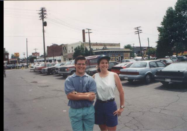 Gwen and her brother.
