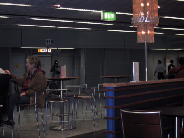 My single picture on my trip to Dusseldorf - at the airport heading back.