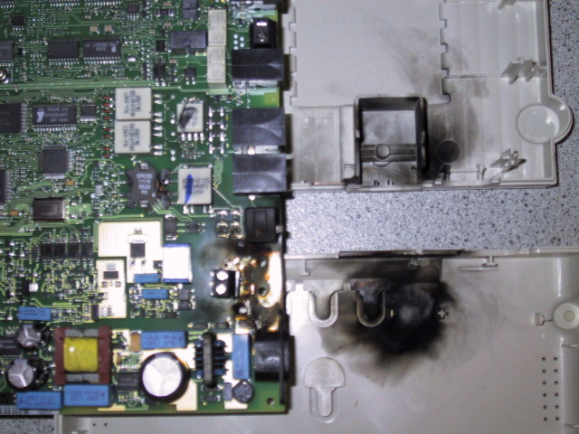 An overview of the damage.