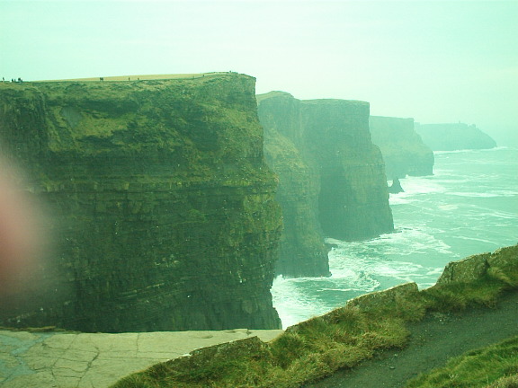 the cliffs of moher from doolin.