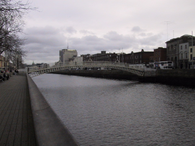 boardwalk, ha'penny bridge.