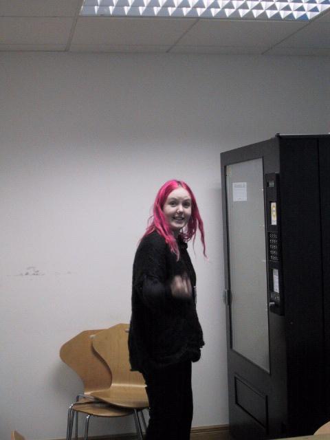 kathryn in midstatement about me taking pictures...