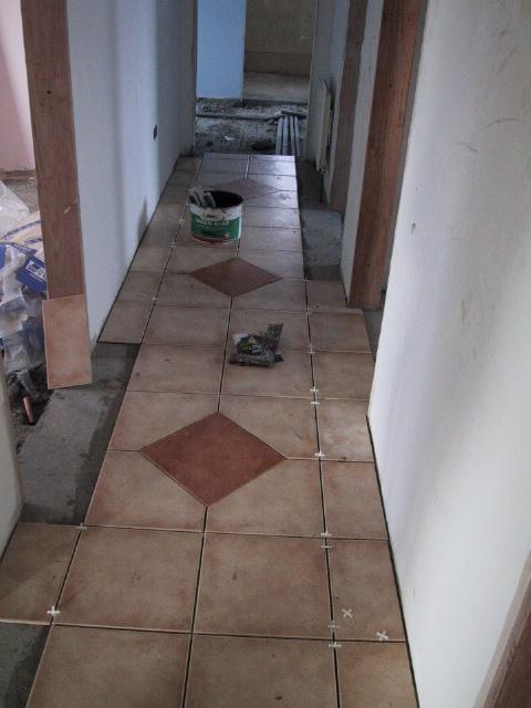 Looking down the hall.