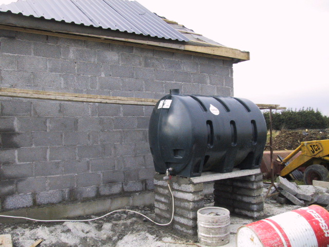 Oil tank means heat!  yeay!