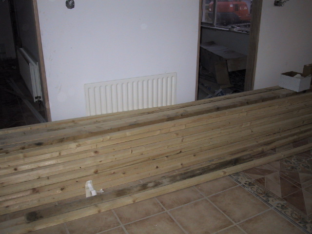 Batons for the wooden floors.