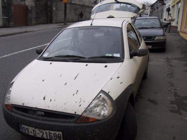 The weekend began with an anti-car wash...
