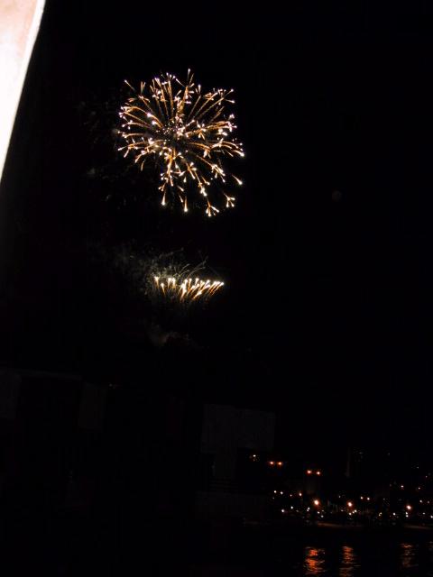 Alicante is apparently very much into fireworks.  On friday night they set off loads of them from the castle overlooking the town.